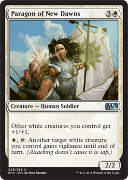 Paragon of New Dawns (Magic 2015 Core Set) Light Play