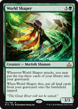 World Shaper (Rivals of Ixalan) Light Play