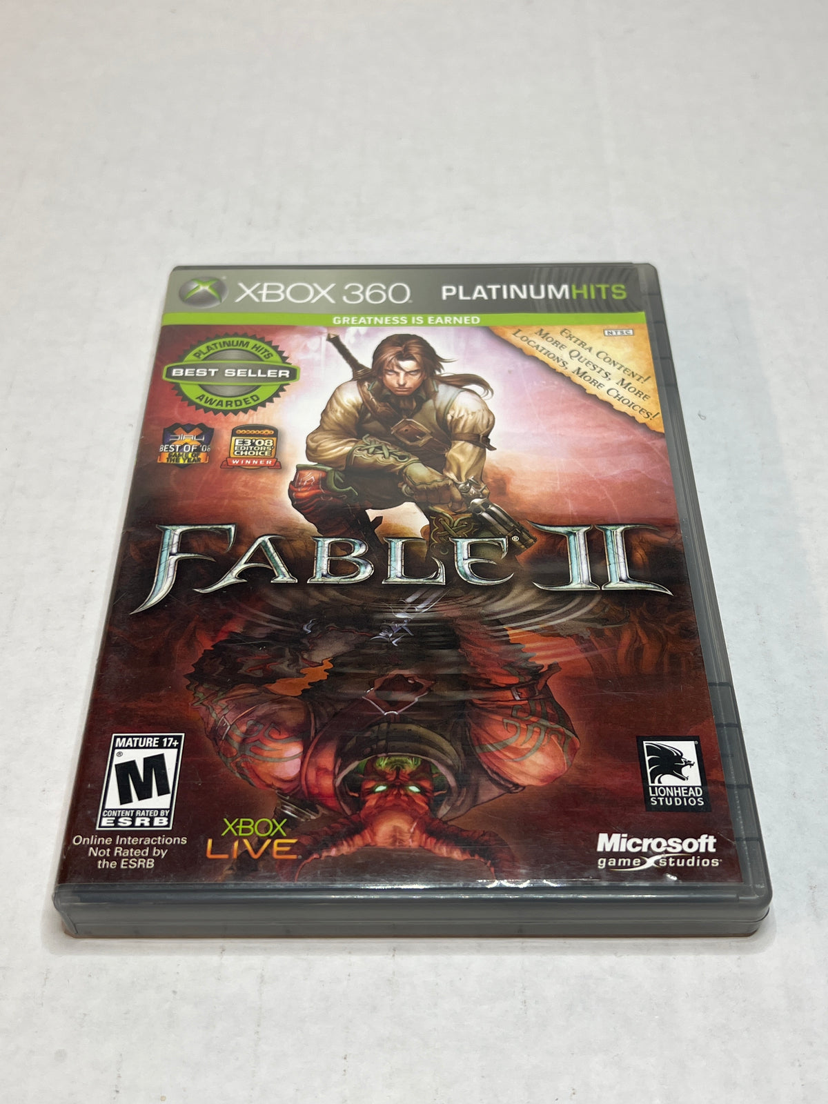 Fable II (Xbox 360) (Platinum Hits Edition) (Complete In Box)
