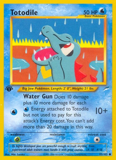 Totodile (Neo Destiny) Damaged / Poor Unlimited