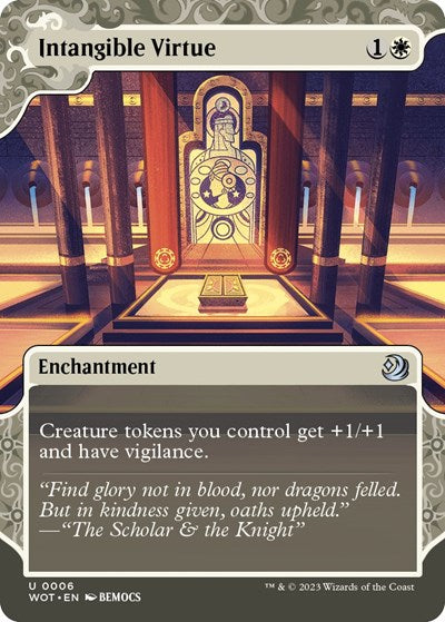 Intangible Virtue (Wilds of Eldraine: Enchanting Tales) Light Play