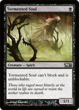 Tormented Soul (Magic 2013 Core Set) Light Play Foil