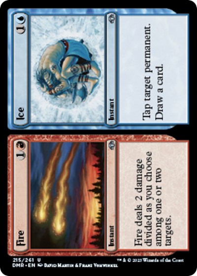 Fire / Ice (Dominaria Remastered) Light Play