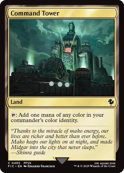 Command Tower (0485) (Commander: FINAL FANTASY) Light Play