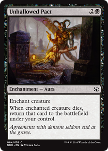 Unhallowed Pact (Duel Decks: Nissa vs Ob Nixilis) Light Play