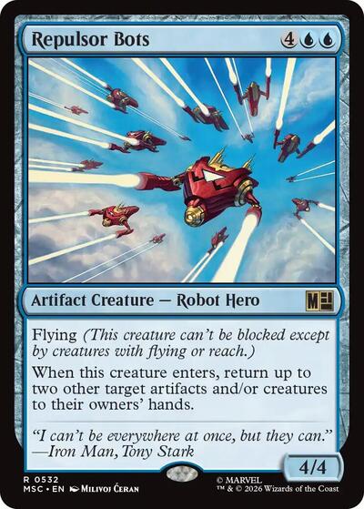 Repulsor Bots (Commander: Marvel Super Heroes) Light Play