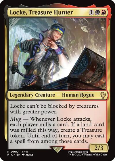 Locke, Treasure Hunter (Commander: FINAL FANTASY) Light Play