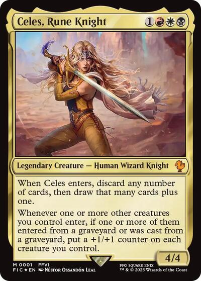 Celes, Rune Knight (Commander: FINAL FANTASY) Light Play Foil
