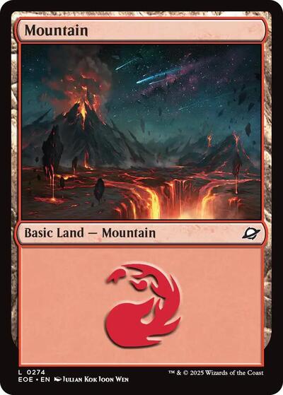 Mountain (0274) (Edge of Eternities) Light Play