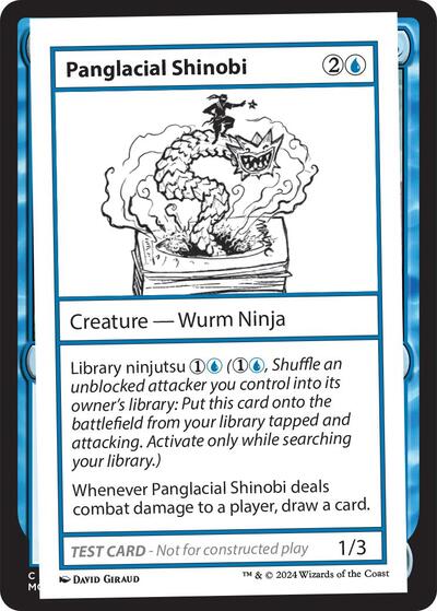 Panglacial Shinobi (Mystery Booster 2 Playtest Cards) Light Play