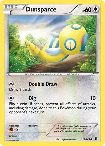 Dunsparce (Boundaries Crossed) Damaged / Poor