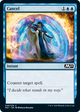 Cancel (Magic 2021 Core Set) Light Play