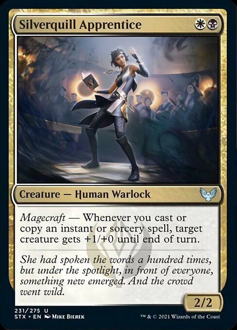 Silverquill Apprentice (Strixhaven) Light Play Foil