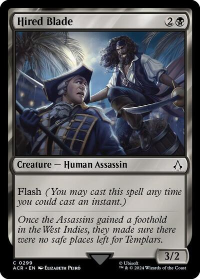 Hired Blade (Universes Beyond: Assassin's Creed) Light Play