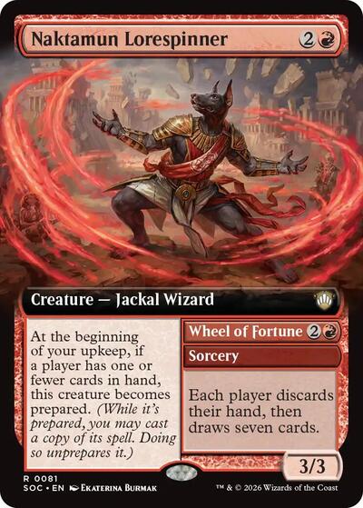 Naktamun Lorespinner (Extended Art) (Commander: Secrets of Strixhaven) Light Play