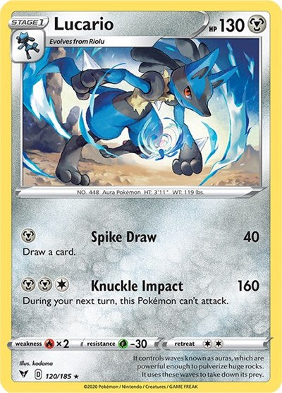 Lucario (SWSH04: Vivid Voltage) Light Play