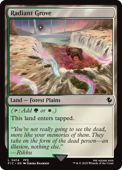 Radiant Grove (Commander: FINAL FANTASY) Light Play