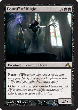 Pontiff of Blight (Dragon's Maze) Heavy Play
