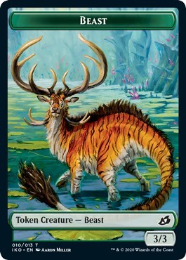 Beast (010) / Hydra Double-sided Token (Commander 2020) Light Play