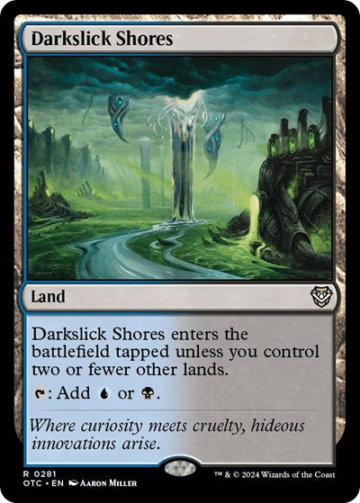 Darkslick Shores (Commander: Outlaws of Thunder Junction) Light Play