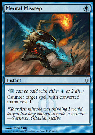 Mental Misstep (New Phyrexia) Medium Play