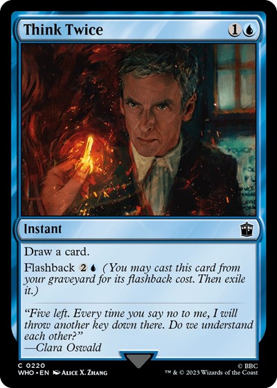 Think Twice (Universes Beyond: Doctor Who) Light Play