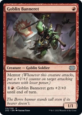 Goblin Banneret (Double Masters 2022) Light Play