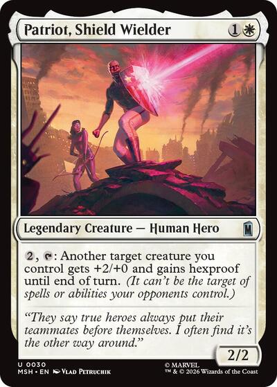 Patriot, Shield Wielder (Marvel Super Heroes) Light Play