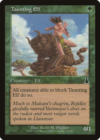 Taunting Elf (Urza's Destiny) Medium Play