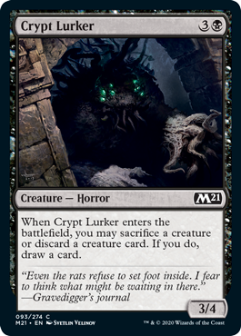Crypt Lurker (Magic 2021 Core Set) Light Play