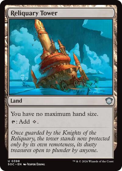 Reliquary Tower (Commander: Secrets of Strixhaven) Light Play