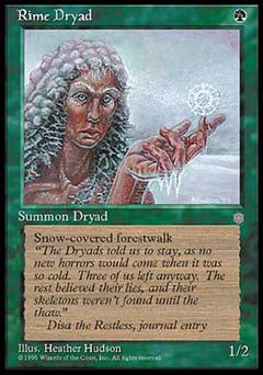 Rime Dryad (Ice Age) Light Play