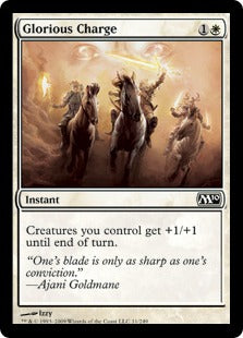 Glorious Charge (Magic 2010 Core Set) Light Play