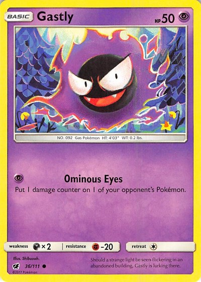 Gastly (SM - Crimson Invasion) Medium Play