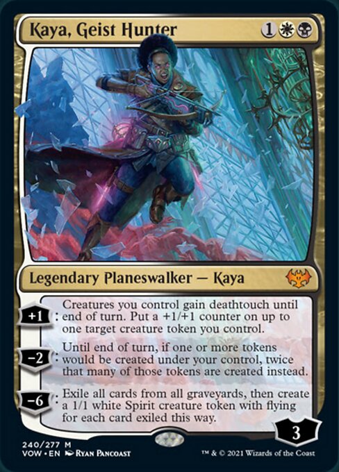 Kaya, Geist Hunter (Innistrad: Crimson Vow) Light Play