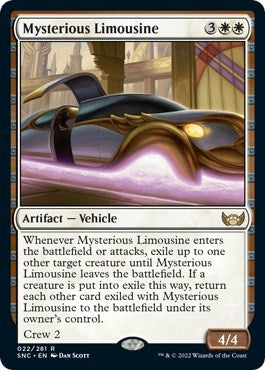 Mysterious Limousine (Streets of New Capenna) Light Play Foil
