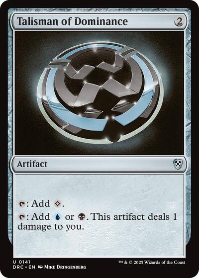 Talisman of Dominance (Commander: Aetherdrift) Light Play