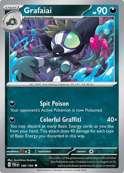 Grafaiai (SV02: Paldea Evolved) Light Play
