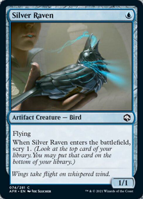 Silver Raven (Adventures in the Forgotten Realms) Light Play Foil