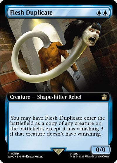 Flesh Duplicate (Extended Art) (Universes Beyond: Doctor Who) Near Mint Foil