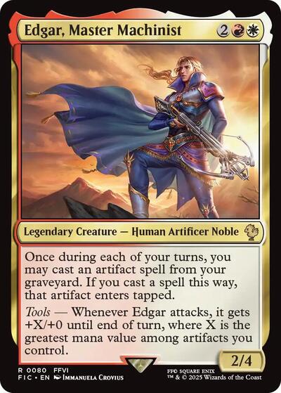 Edgar, Master Machinist (Commander: FINAL FANTASY) Light Play