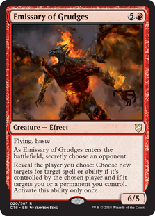Emissary of Grudges (Commander 2018) Light Play