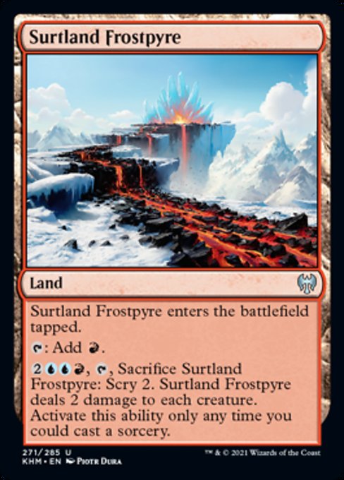 Surtland Frostpyre (Kaldheim) Light Play Foil