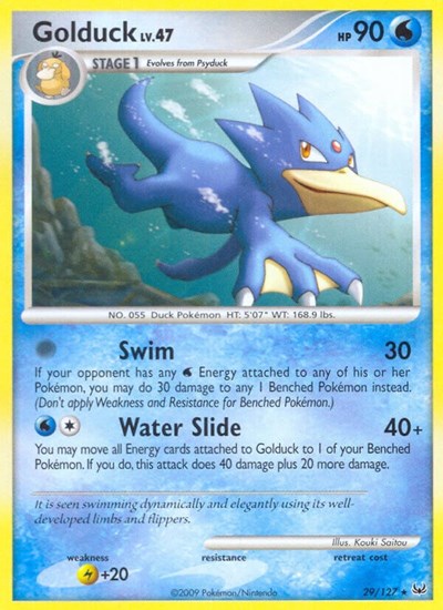 Golduck (Platinum) Heavy Play