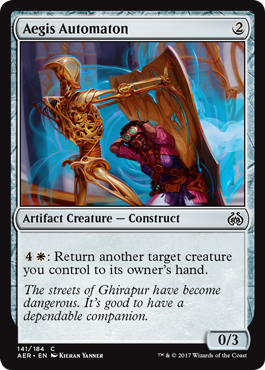 Aegis Automaton (Aether Revolt) Light Play Foil