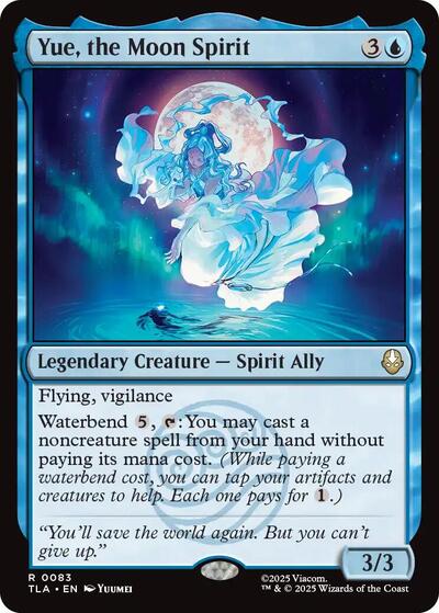 Yue, the Moon Spirit (Avatar: The Last Airbender) Light Play Foil