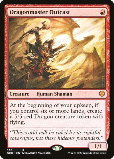 Dragonmaster Outcast (Commander 2022 Starter Decks) Light Play