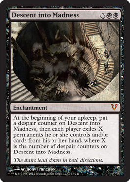 Descent into Madness (Avacyn Restored) Light Play