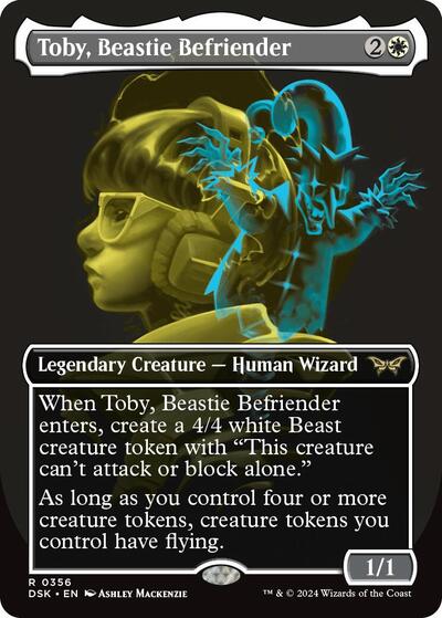 Toby, Beastie Befriender (Showcase) (Duskmourn: House of Horror) Light Play