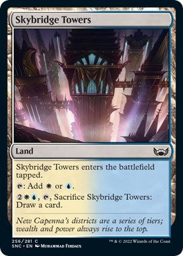 Skybridge Towers (Streets of New Capenna) Light Play Foil
